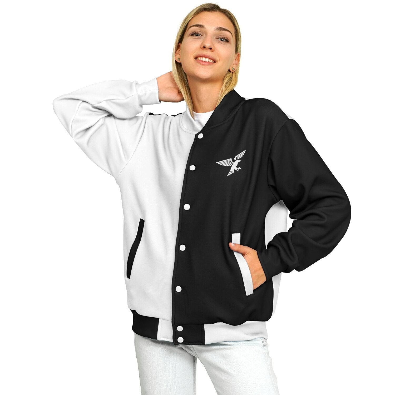 The Icon Two-Tone Baseball Jacket