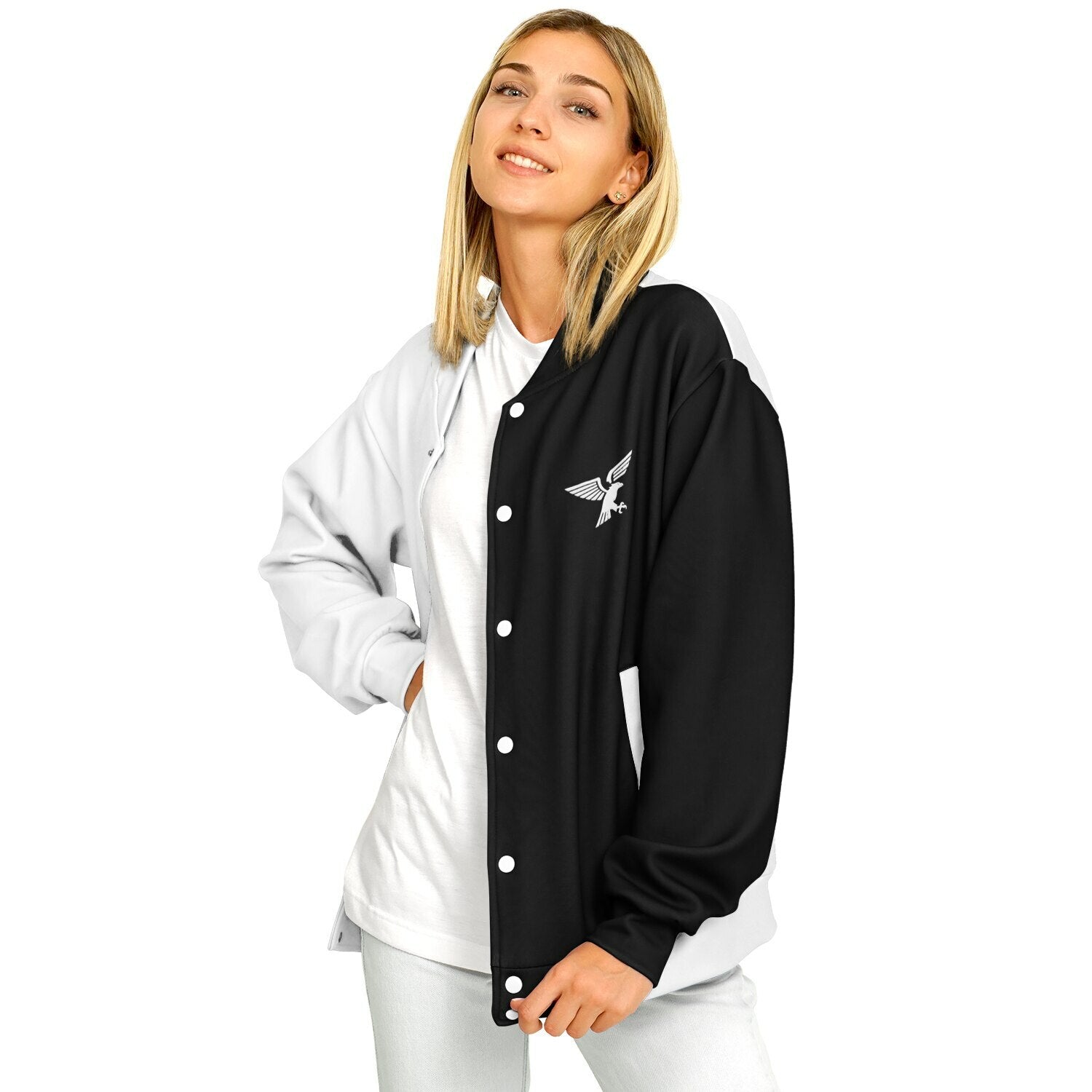 The Icon Two-Tone Baseball Jacket